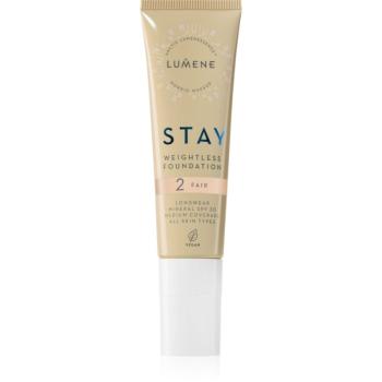 Lumene Stay Weightless tekutý mejkap s matným finišom SPF 30 odtieň 2 Fair 30 ml