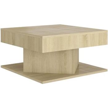 SHUMEE Konferenčný stolík dub sonoma 57 × 57 × 30 cm drevotrieska, 808371
