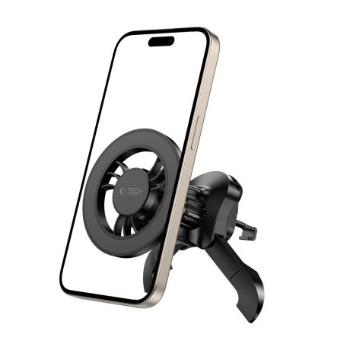 Tech-Protect N56 MagSafe Vent Stable držiak na mobil do auta, čierny