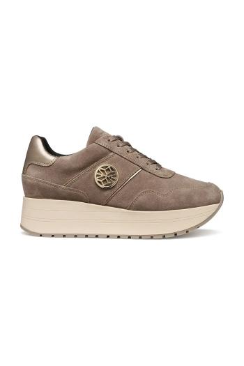 Tenisky Geox D NEW KENCY hnedá farba, D55MZA 022NF C6537