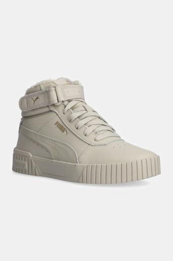 Tenisky Puma Carina 2.0 Mid WTR béžová farba