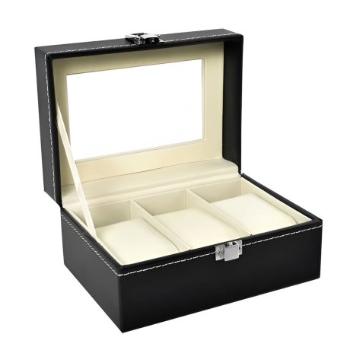 MG Organizer box na hodinky 3ks, čierny
