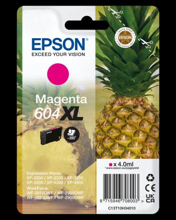 Epson 604XL T10H340 C13T10H34010 purpurová (cyan) originálna cartridge