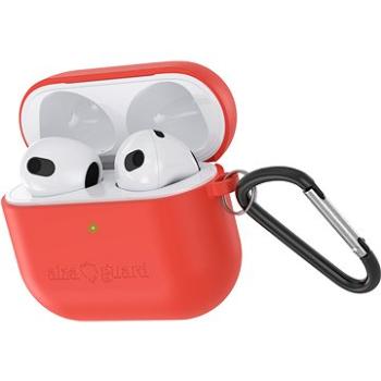 AlzaGuard Skinny Silicone Case na Airpods 2021 červené (AGD-ACSS3R)