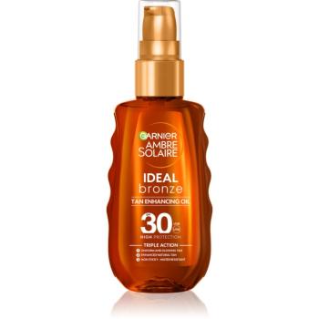 Garnier Ambre Solaire Ideal Bronze ošetrujúci a opaľovací olej SPF 30 150 ml