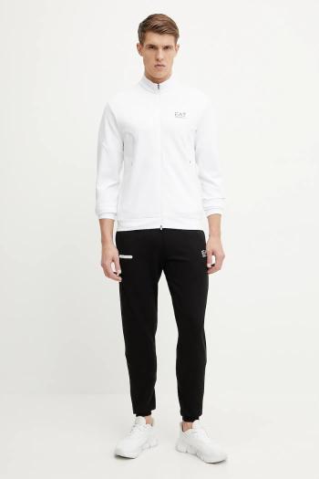 Tepláková súprava EA7 Emporio Armani pánska, biela farba, AF12501.7M000130