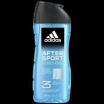 ADIDAS After Sport 3in1 sprchový gél na telo, vlasy a pleť pre mužov 250 ml