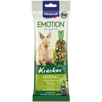 Vitakraft pochúťka pre králiky Emotion Kräcker herbal 2 ks (4008239314796)