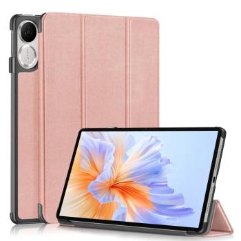 LEATHER Zaklápací kryt pre Honor Pad V9 ružový
