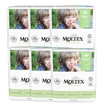 MOLTEX Plienky Maxi 7-14 kg ekonomické balenie 6 x 29 ks