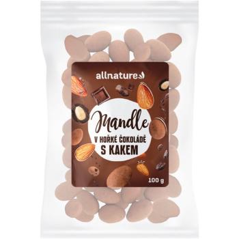 Allnature Mandle v horkej čokoláde s kakaom orechy v poleve 100 g