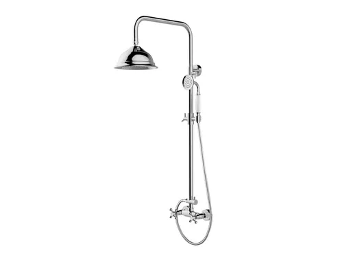 BESCO BESCO - Nástenný sprchový set RETRO chróm BABPRCH