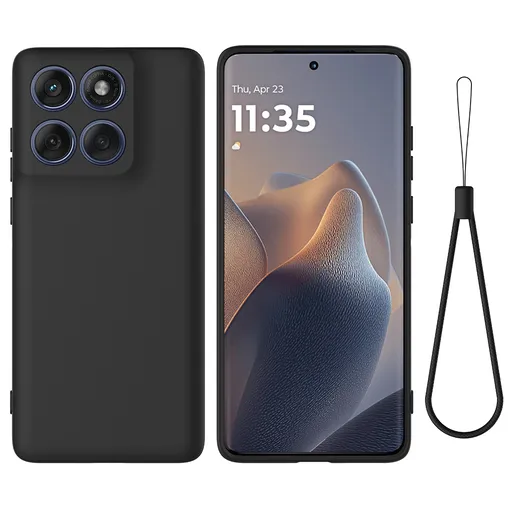 RUBBER Ochranný obal pre Motorola Edge 70 čierny