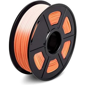 Sunlu 1,75 mm PLA 1 kg meniaca oranžová (PLA Changing Color Orange)