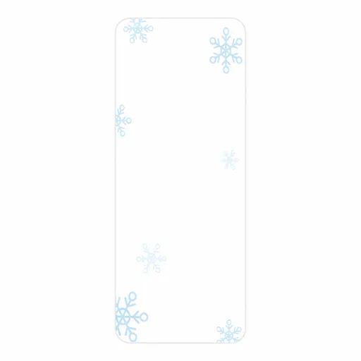 Niimbot A2A18691801, 12x30mm, 195ks, snehové vločky, farebné samolepiace štítky