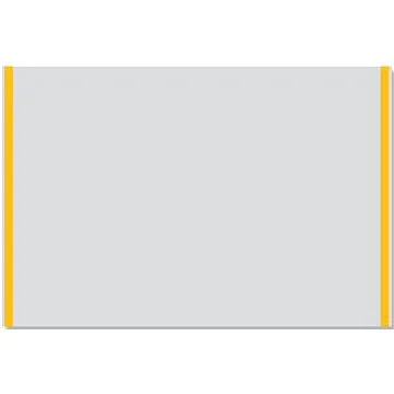 LINARTS 54 x 31 cm / 80 mic, samolepiaci, číry - balenie 10 ks (4311)