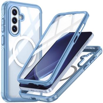 DUAL MAGSAFE Obojstranný ochranný kryt pre Samsung Galaxy A36 / A56 modrý