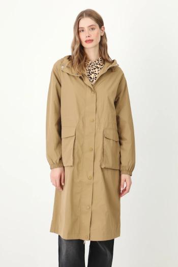 Bunda parka Medicine dámska, béžová farba, prechodný, oversize