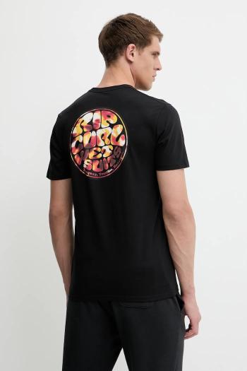 Tričko Rip Curl PASSAGE pánske, biela farba, s potlačou, 0JIMTE