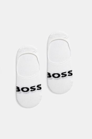 Ponožky BOSS 2-pak pánske, biela farba, 50516402