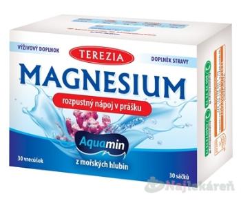 TEREZIA Magnesium Aquamin 30 sáčkov