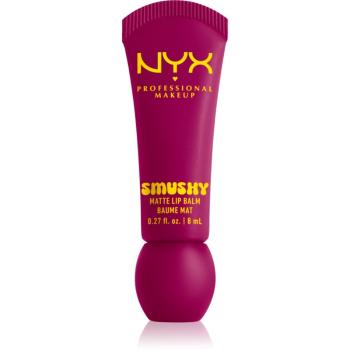 NYX Professional Makeup Smushy Matte Lip Balm ajakbalzsam matt hatással árnyalat Silly Sippin' 8 ml