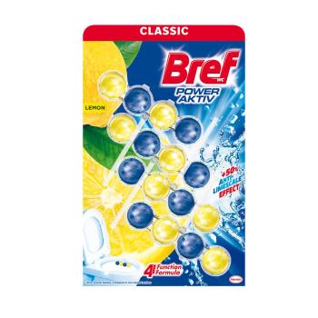 Bref WC blok Power Aktiv Lemon 4x50 g