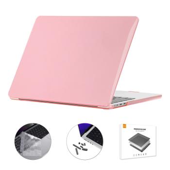 ENKAY CRYSTAL SET Ochranná sada pre MacBook Air 15" M2 / M3 (A2941 / A3114) ružový