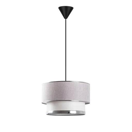 Závesný luster Cake - Light Grey, Silver