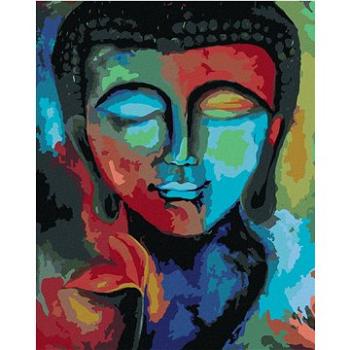 Maľovanie podľa čísel - Farebný budha a kvetiny (HRAbz33281nad)