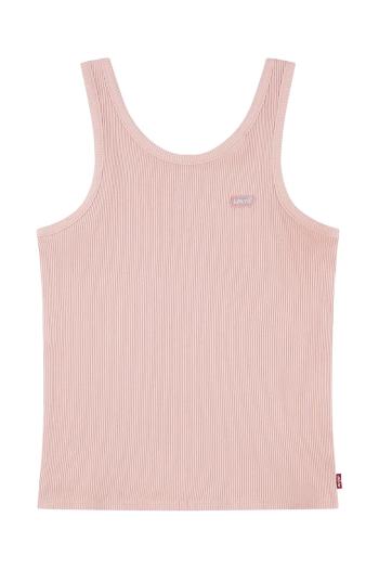 Detský top Levi's ružová farba