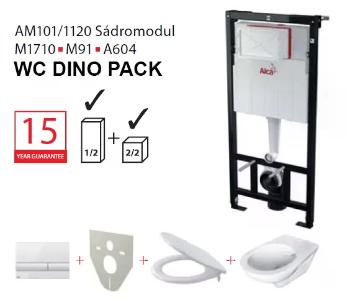Set modul 5v1 Alcadrain DEEP RIM AM101/1120, M370, M91/DRIMPACK/P169 AM101SET5V1DEEP