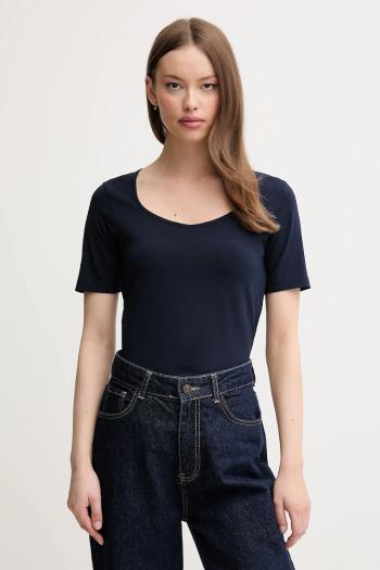 Tričko United Colors of Benetton dámske, tmavomodrá farba, 3FJHD401P