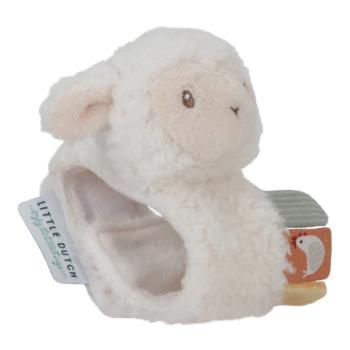 Little Dutch Little Farm Wrist Rattle Sheep hrkálka na ruku 1 ks