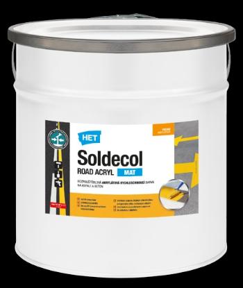 SOLDECOL ROAD - Akrylátová farba na betón a asfalt biela 10 L