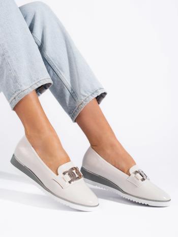 Trendy biele topánky na platforme pre ženy