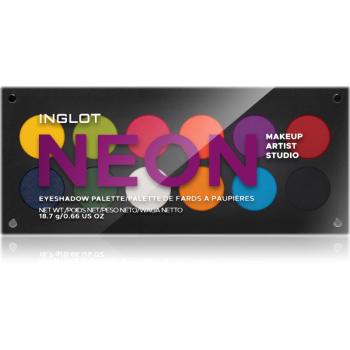 Inglot Makeup Artist Studio Palette paletka očných tieňov odtieň NEON 18,7 g