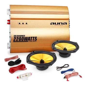 Auna 2.0 auto hifi set „Golden Race V3“ – 6 x 9" reproduktor