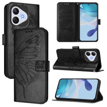ART BUTTERFLY Peňaženkový obal pre Honor 400 Lite 5G čierny