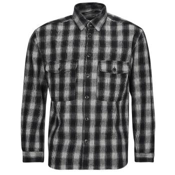 Selected  SLHLOOSEMASON-FLANNEL OVERSHIRT NOOS  Košele s dlhým rukávom Námornícka modrá