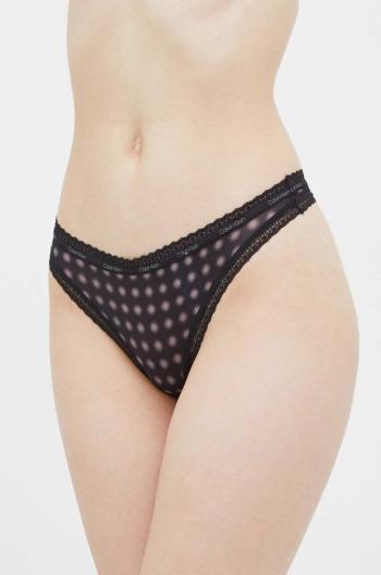 Tangá Calvin Klein Underwear čierna farba,000QD3763E