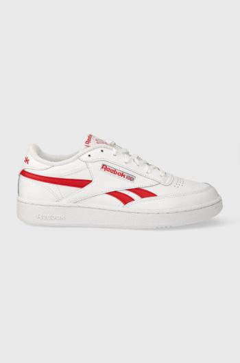 Kožené tenisky Reebok Classic CLUB C biela farba