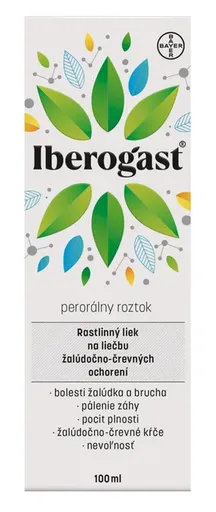 Iberogast na liečbu žalúdočno-črevných ochorení 100ml