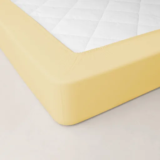 Jednofarebná perkálová napínacia plachta, hĺbka rohov 40 cm