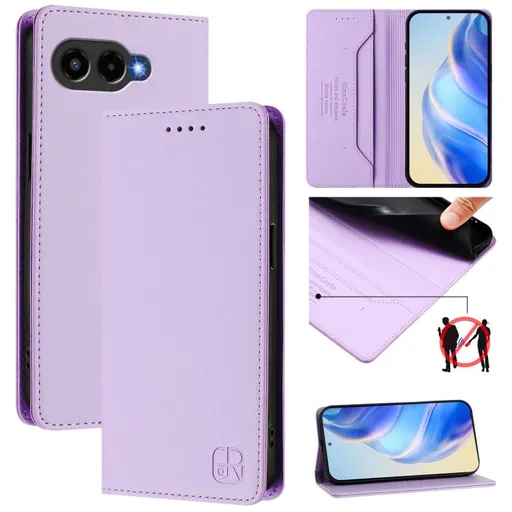 RINA Zaklápacie puzdro pre T Phone 3 svetlofialové