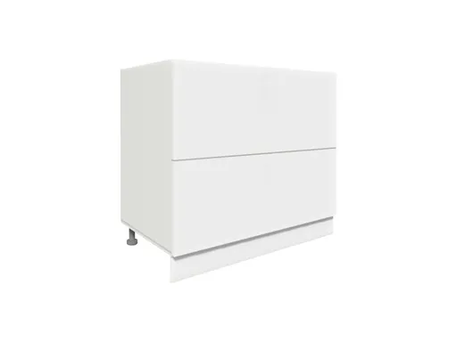 ArtExt Spodná kuchynská skrinka Napoli D2A/90/1A POVRCHOVÁ ÚPRAVA DVIEROK: LESK, FAREBNÉ PREVEDENIE KORPUSU: BIELA