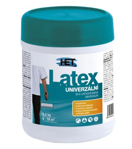 HET Latex univerzálny 1 kg biela matná