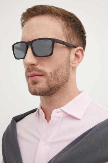 Slnečné okuliare Emporio Armani pánske, čierna farba
