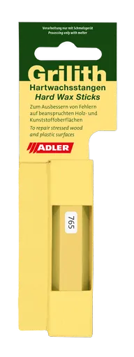 GRILITH HARTWACHSSTANGEN - Tvrdé voskový tyčinky na opravu chýb dreva 765 - vŕba, 1 ks