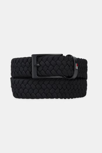 Opasok Tommy Hilfiger čierna farba, AM0AM13570